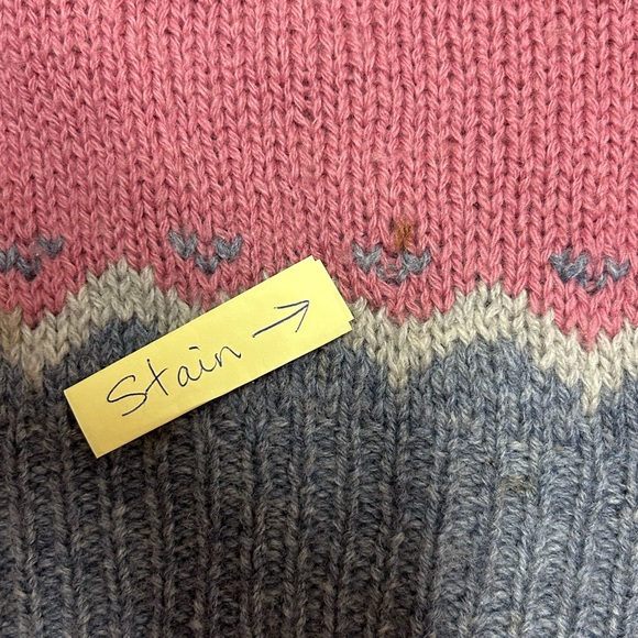 WOOD STOCK Pure Virgin Wool woman’s Sweater - Picture 9 of 9